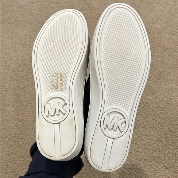 Michael Kors Black Knit Slip-On Shoes - Picture 4 of 6